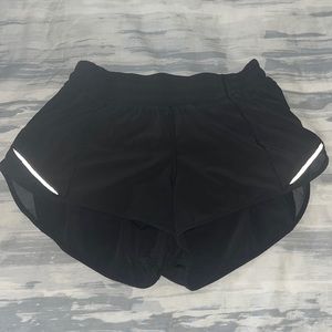 Black Lululemon Hotty Hot Shorts